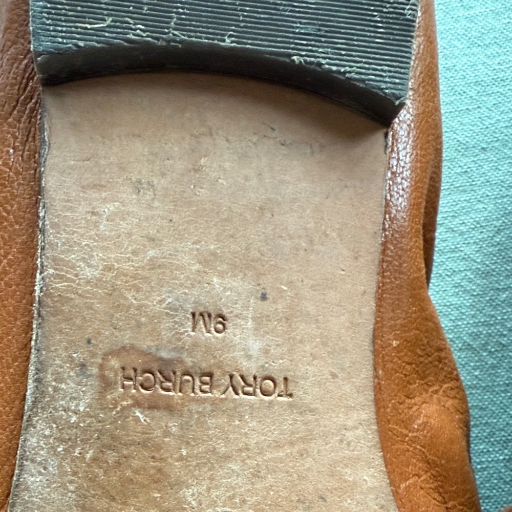 Tory Burch Brown Leather Loafers - Picture 3 of 4
